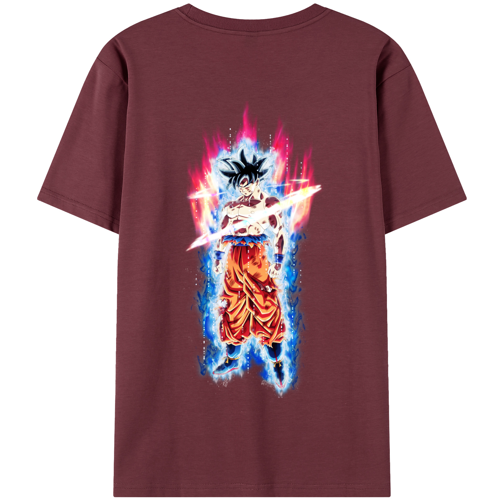 （画像用） ドラゴンボール 孫悟空（そん ごくう）Son Goku カカロット DRAGON BALL Kakarotto 綿100％半袖Tシャツ（背面プリント）